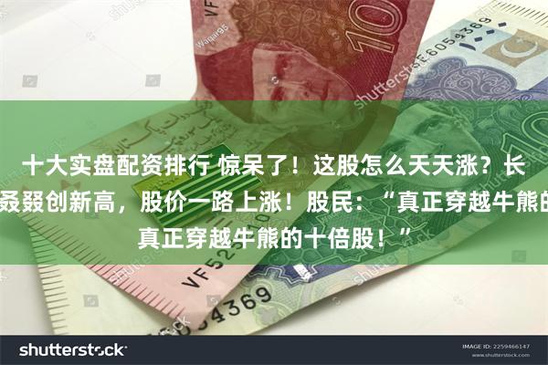 十大实盘配资排行 惊呆了！这股怎么天天涨？长江电力又双叒叕创新高，股价一路上涨！股民：“真正穿越牛熊的十倍股！”