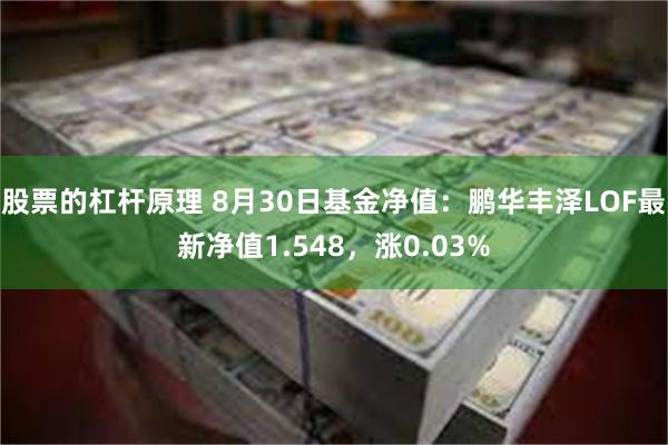 股票的杠杆原理 8月30日基金净值：鹏华丰泽LOF最新净值1.548，涨0.03%